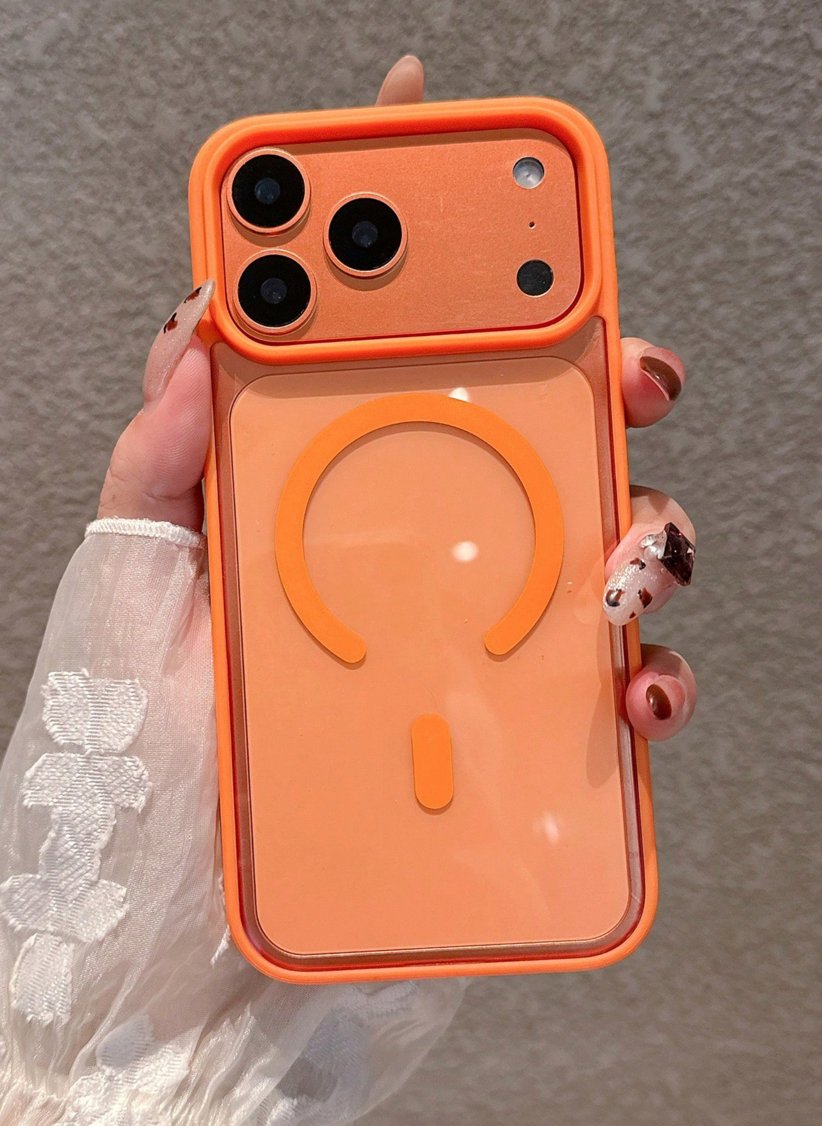 Minimalist Magnetic Thick Orange Edged