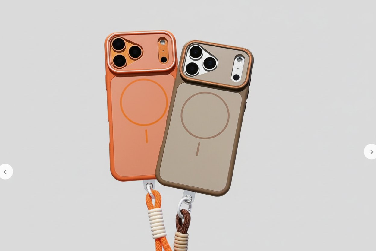 Luxury Matte Dual-Color Magnetic Protective Phone Case